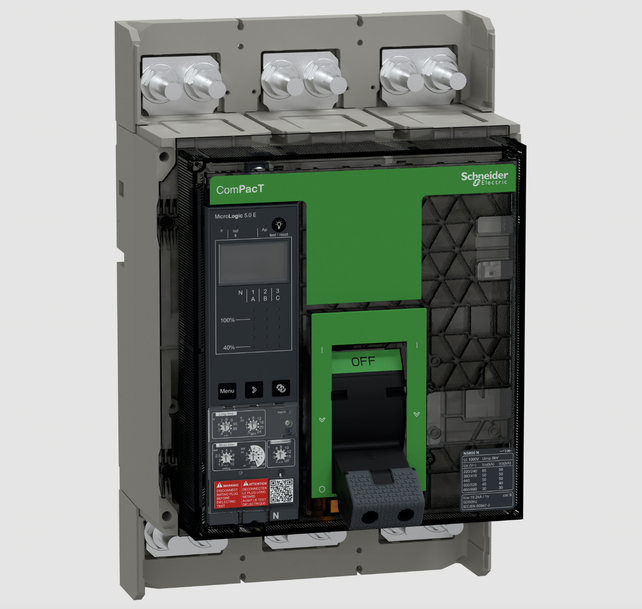 Schneider Electric lanza la última generación de sus interruptores de caja moldeada ComPacT NS